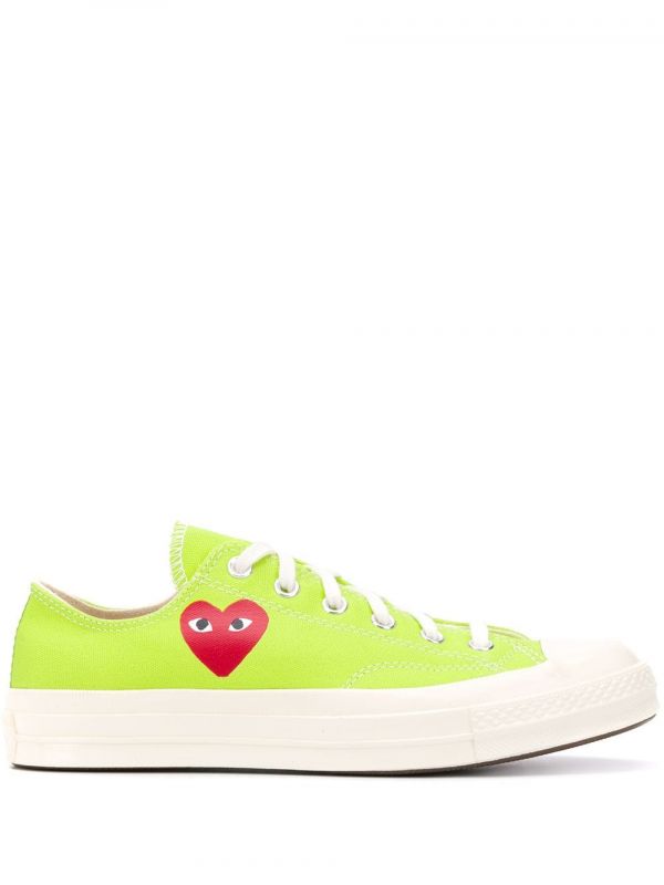  Comme Des Garçons Play X Converse Zapatillas Bajas Chuck 70 De Comme Des Garçons Play X Converse - Verde 