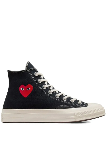  Comme Des Garçons Play X Converse Zapatillas Chuck 70 Con Corazón Estampado De Comme Des Garçons Play X Converse - Azul 