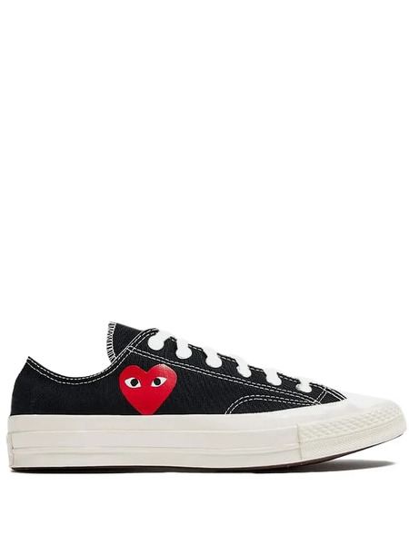  Comme Des Garçons Play X Converse Zapatillas Single Heart Chuck 70 De Comme Des Garçons Play X Converse - Negro 
