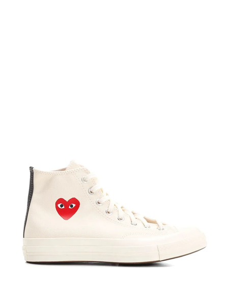  Comme Des Garçons Play Zapatillas Chuck Taylor All Star Con Corazón Estampado De Comme Des Garçons Play X Converse - Blanco 