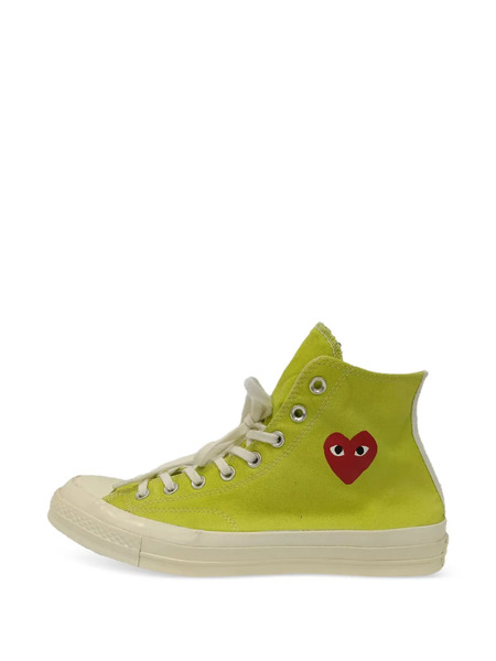  Comme Des Garçons Pre-owned Zapatillas Chuck 70 Con Corazón Estampado De Comme Des Garçons Play X Converse - Verde 