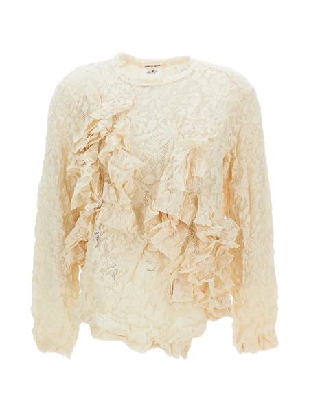  Comme Des Garçons Ruffled Blouse - Neutro 