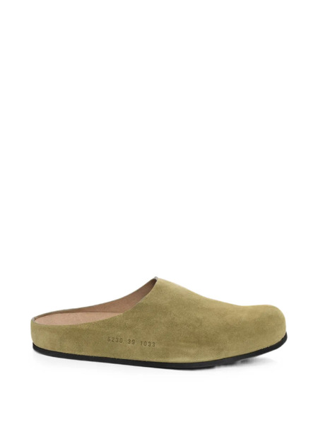  Common Projects Suede Slip-on Mules - Verde 