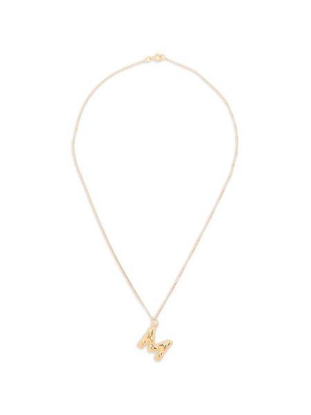  Completedworks Collar Con Colgante M-initial - Dorado 