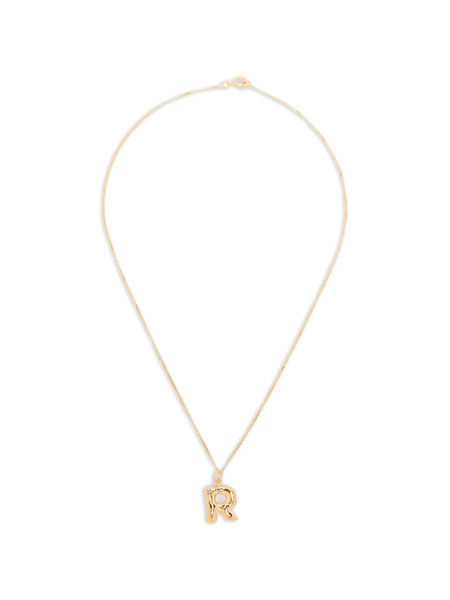  Completedworks Collar Con Colgante R-initial - Dorado 