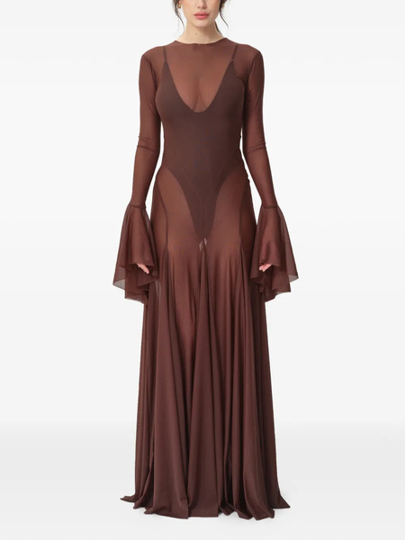  Concepto Vestido Largo Sienna - Marrón 