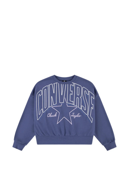  Converse Kids Sudadera Chuck Taylor Con Logo - Azul 
