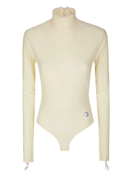  Coperni Body Con Cuello Alto - Amarillo 