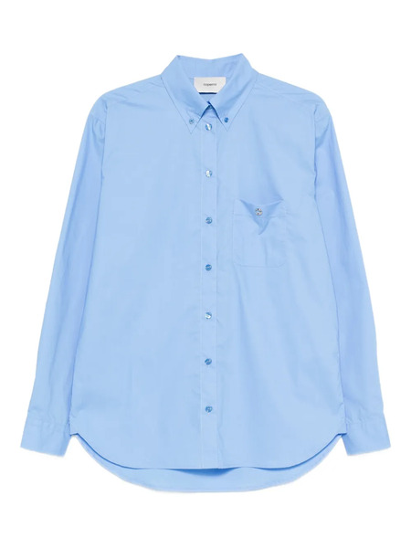  Coperni Camisa Boyfriend Con Bolsillo - Azul 