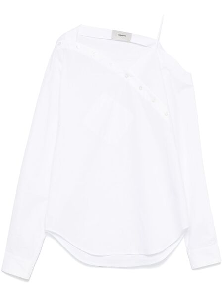  Coperni Camisa Heart - Blanco 
