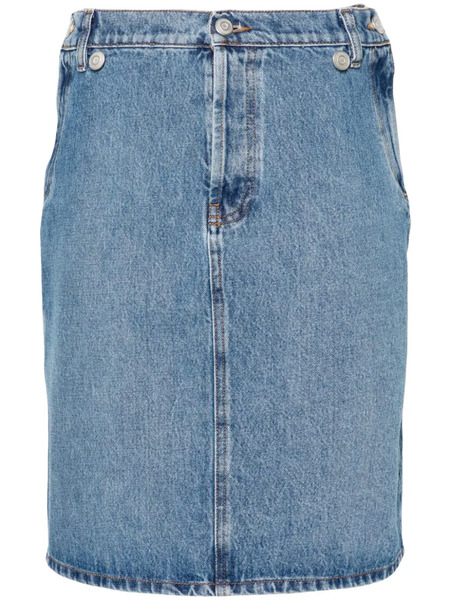  Coperni Falda Corta Vaquera - Azul 