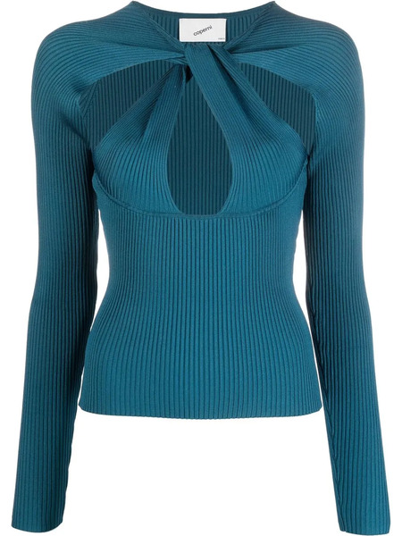 Coperni Jersey Con Diseño Retorcido - Azul 