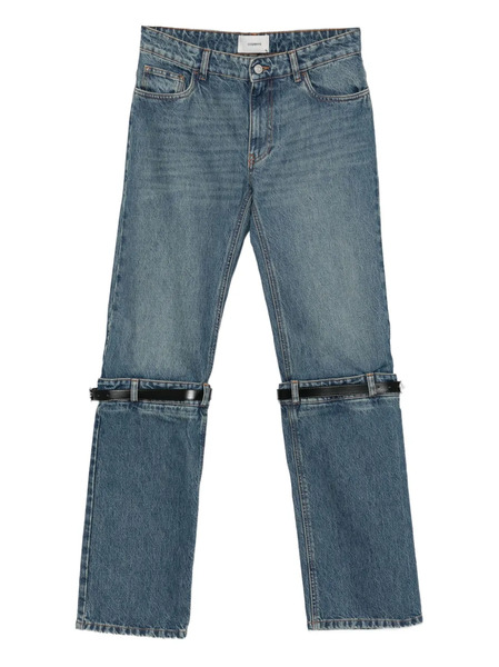  Coperni Pantalones Vaqueros Con Diseño Híbrido - Azul 
