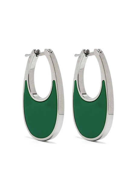  Coperni Pendientes Swipe Medianos - Verde 