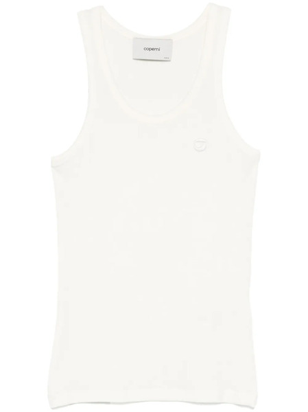 Coperni Top Con Logo - Blanco 