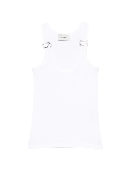 Coperni Top Sin Mangas - Blanco 