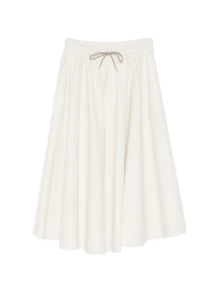  Cordera Falda Con Cordones - Blanco 