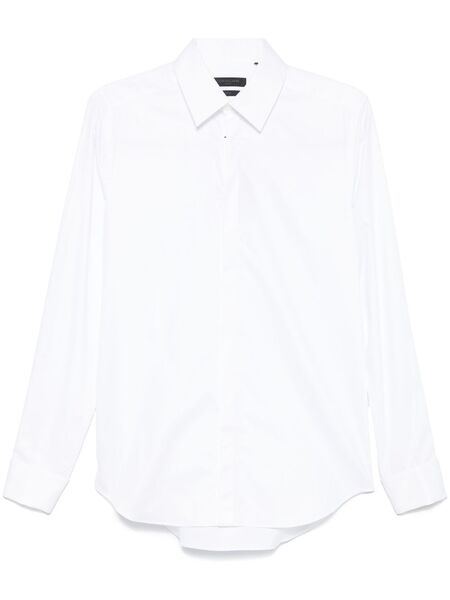  Corneliani Camisa Con Pliegues - Blanco 