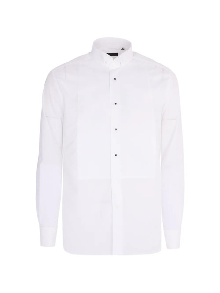  Corneliani Camisa De Algodón - Blanco 