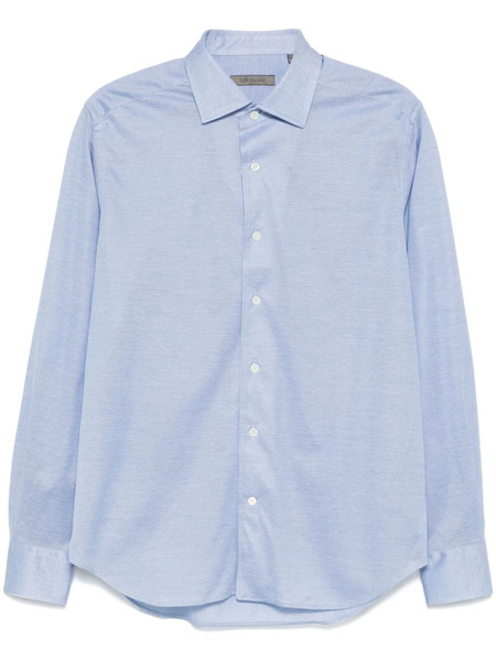  Corneliani Camisa De Piqué - Azul 