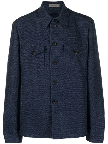  Corneliani Camisa De Punto - Azul 
