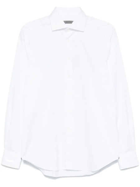  Corneliani Camisa De Sarga - Blanco 