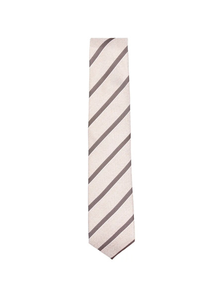  Corneliani Corbata A Rayas - Neutro 