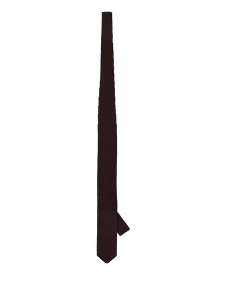  Corneliani Corbata De Punto - Rojo 