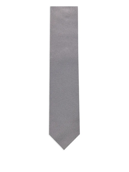  Corneliani Corbata Texturizada - Gris 