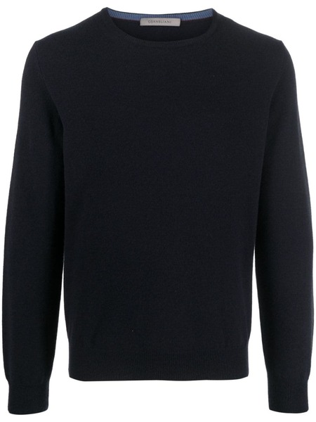  Corneliani Jersey Con Cuello Redondo - Azul 
