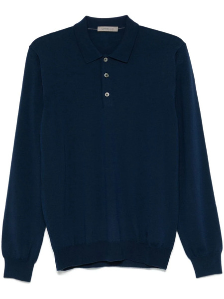  Corneliani Jersey Con Cuello Redondo - Azul 