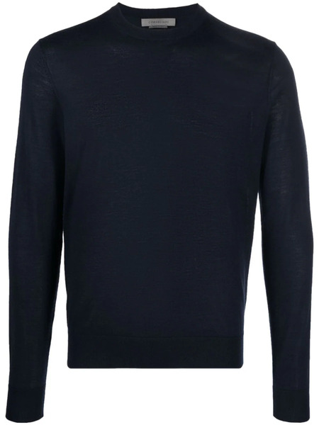  Corneliani Jersey Con Manga Larga - Azul 