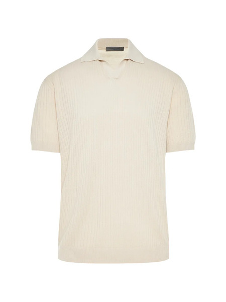  Corneliani Jersey De Canalé Pima - Neutro 
