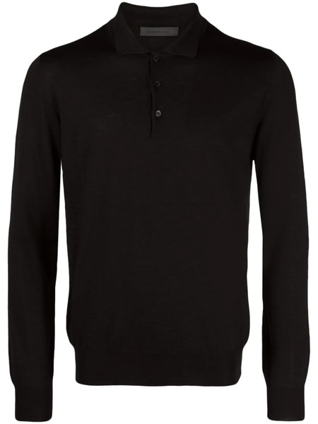  Corneliani Polo Con Efecto De Melange - Marrón 
