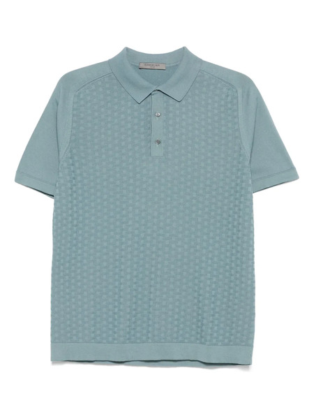  Corneliani Polo De Punto - Azul 
