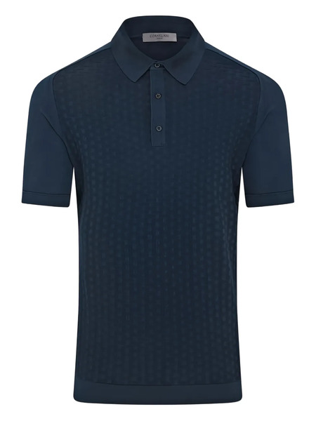  Corneliani Polo De Punto - Azul 