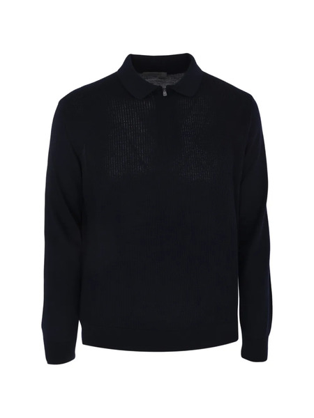  Corneliani Polo De Punto - Azul 