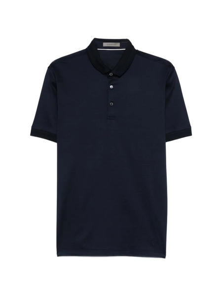  Corneliani Polo De Tejido Jersey - Azul 