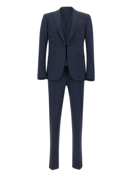  Corneliani Traje Con Botones - Azul 