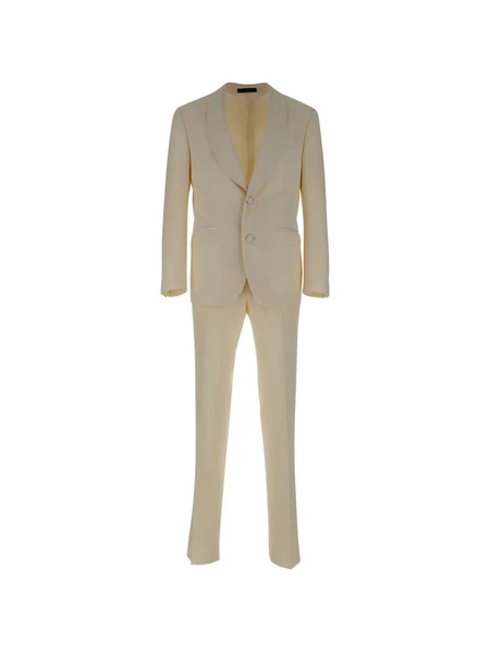  Corneliani Traje Con Botones - Blanco 
