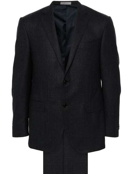 Corneliani Traje Con Botones - Gris 