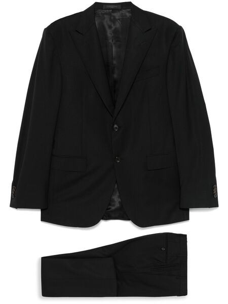  Corneliani Traje Con Botones - Negro 
