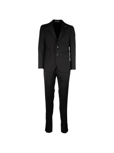  Corneliani Traje Con Botones - Negro 