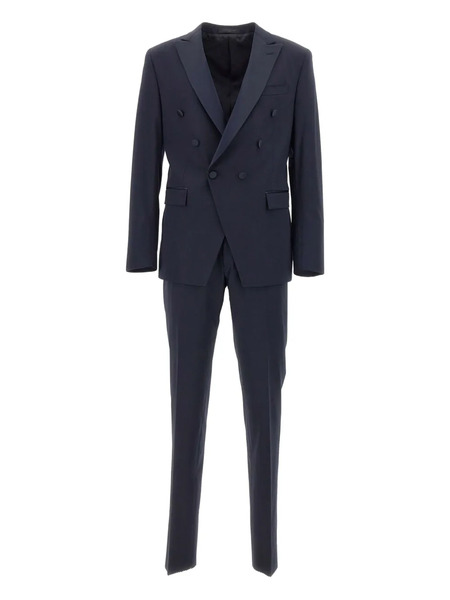  Corneliani Traje De Lana - Azul 