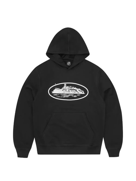  Corteiz Sudadera Alcatraz Con Capucha - Negro 