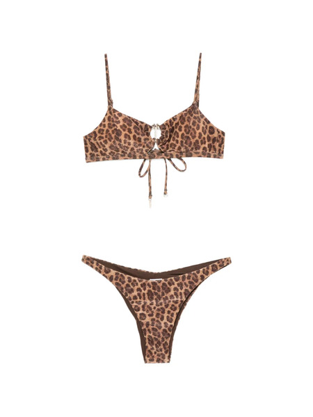  Cotazur Bikini Con Estampado De Leopardo - Neutro 
