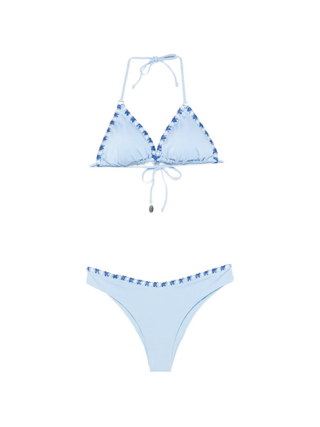  Cotazur Bikini Con Ribete Bordado - Azul 