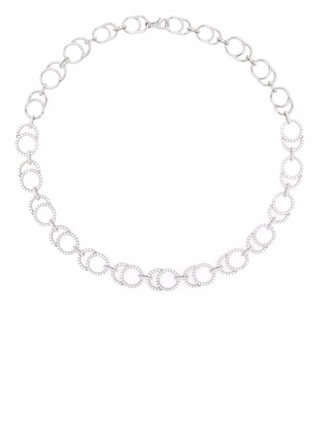  Courbet Collar Celeste En Oro Blanco Reciclado De 18 Ct Con Diamantes De Laboratorio En Pavé - Plateado 
