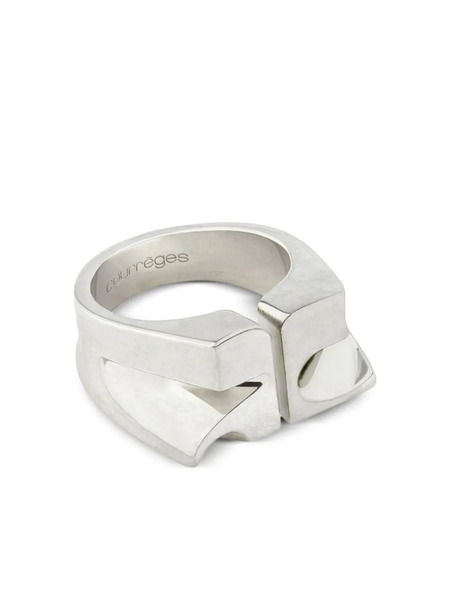  Courrèges Anillo Ac - Plateado 