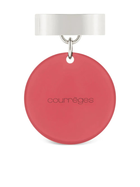  Courrèges Anillo Con Placa Circular - Plateado 